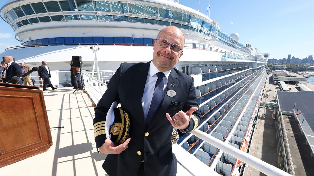 Luxury liner Crown Princess takes first step to rebuilding Victoria’s battered industry
