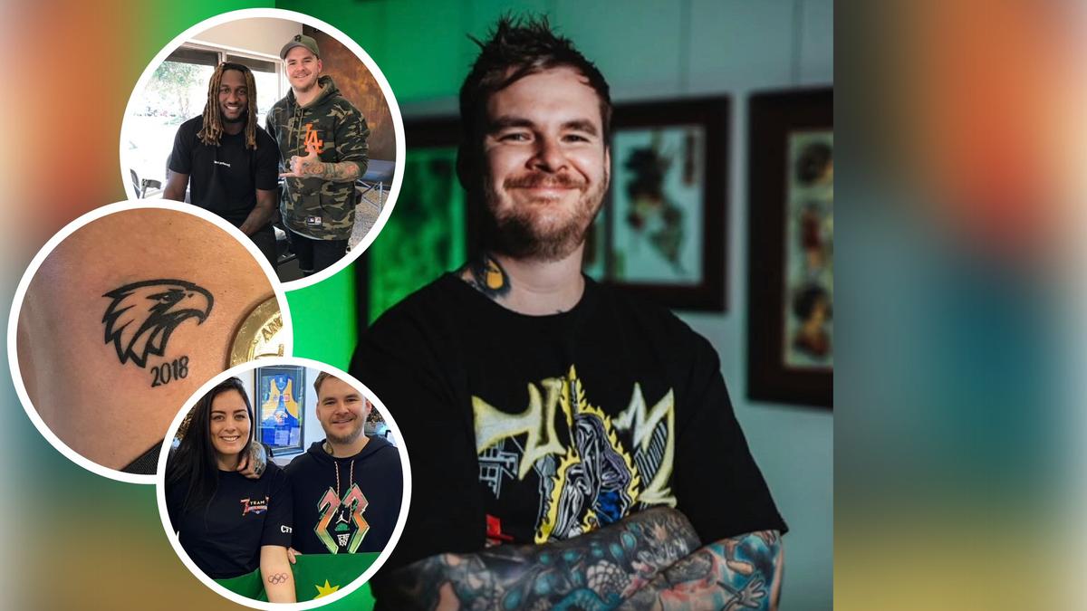 Jackson May: Meet the Rockingham-based tattoo artist behind ink on Olympians, AFL superstars, and rappers