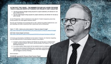 Prime Minister Anthony Albanese refuses to explain or apologise over secret Helen Haines ‘dirt file’