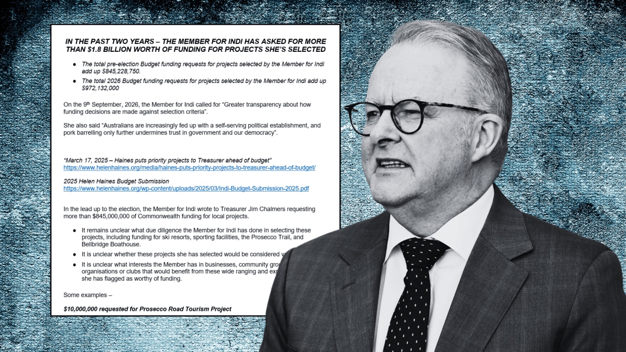 Prime Minister Anthony Albanese refuses to explain or apologise over secret Helen Haines ‘dirt file’