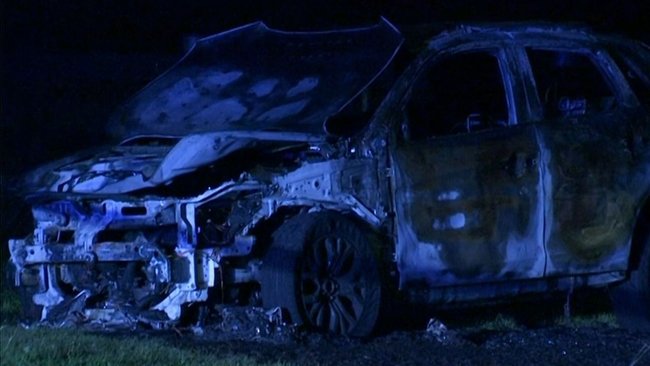 A car was found burnt out 15-minutes away, shortly after the shooting.