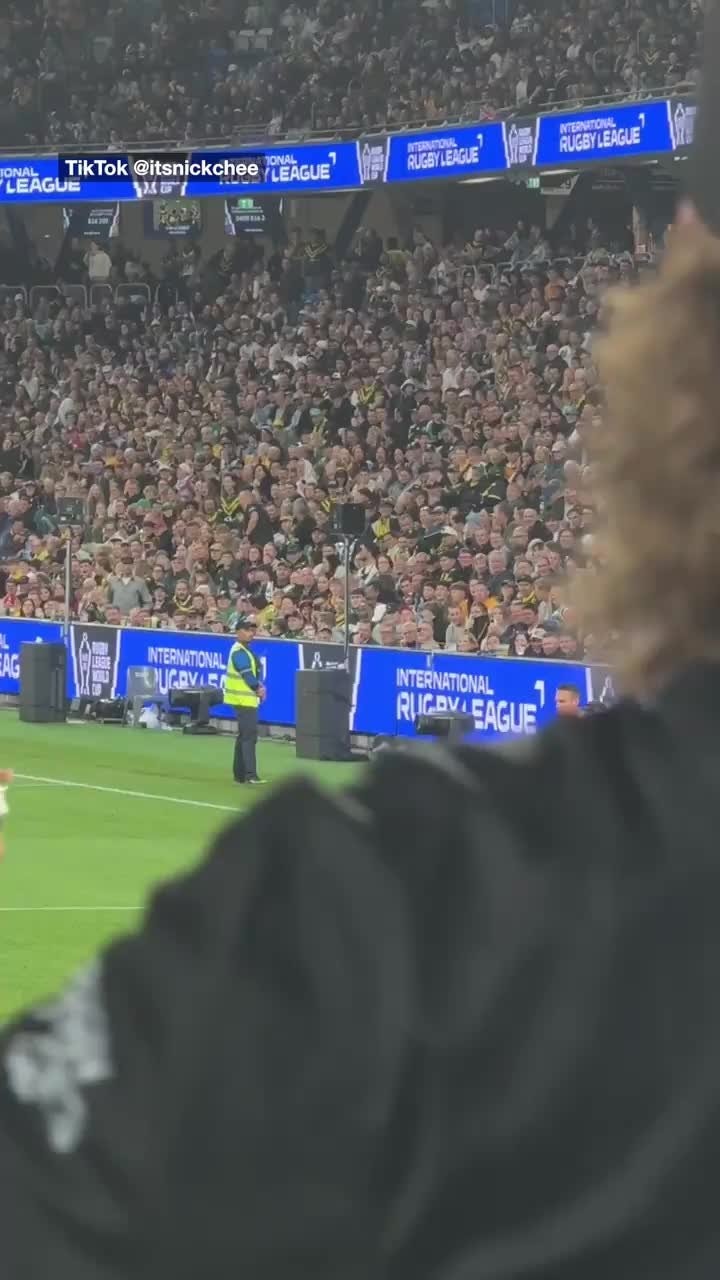 Reece Walsh vomits on pitch during World Cup opener