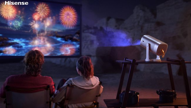 The all-new P1 Laser Projector brings Hisense’s premium laser technology into a compact, portable design.