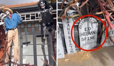 Carlton home’s Halloween display roasts 2026’s biggest moments