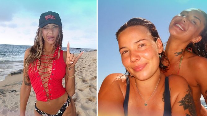 Sahara Ray with Ruby Ray.