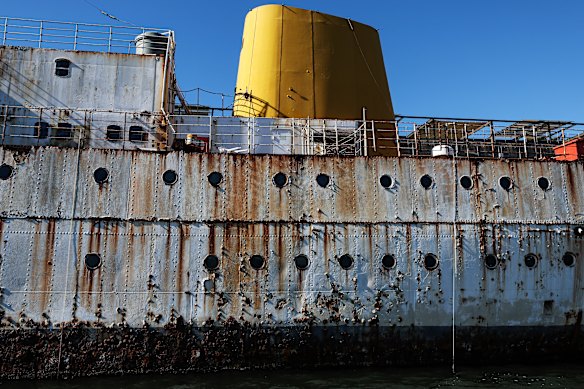 The MV Cape Don has been seized by authorities. 
