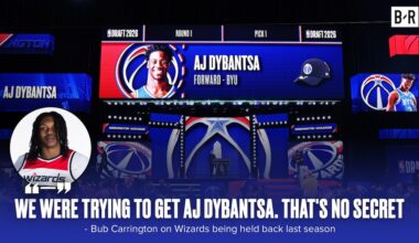 Bub Carrington Says 'It's No Secret' Wizards Were 'Held Back' to Land AJ Dybantsa in 2026 NBA Draft