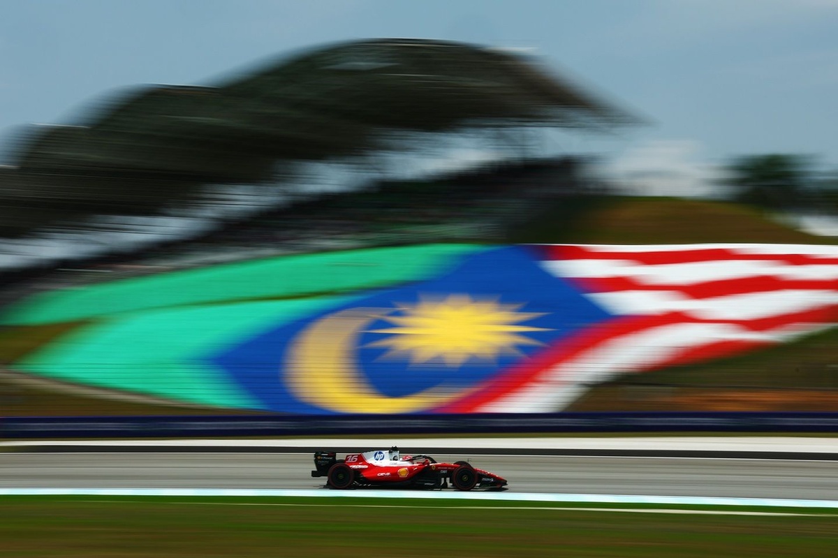 F1 Bahrain GP in Malaysia: Leclerc tops FP2 with Mercedes seventh and eighth
