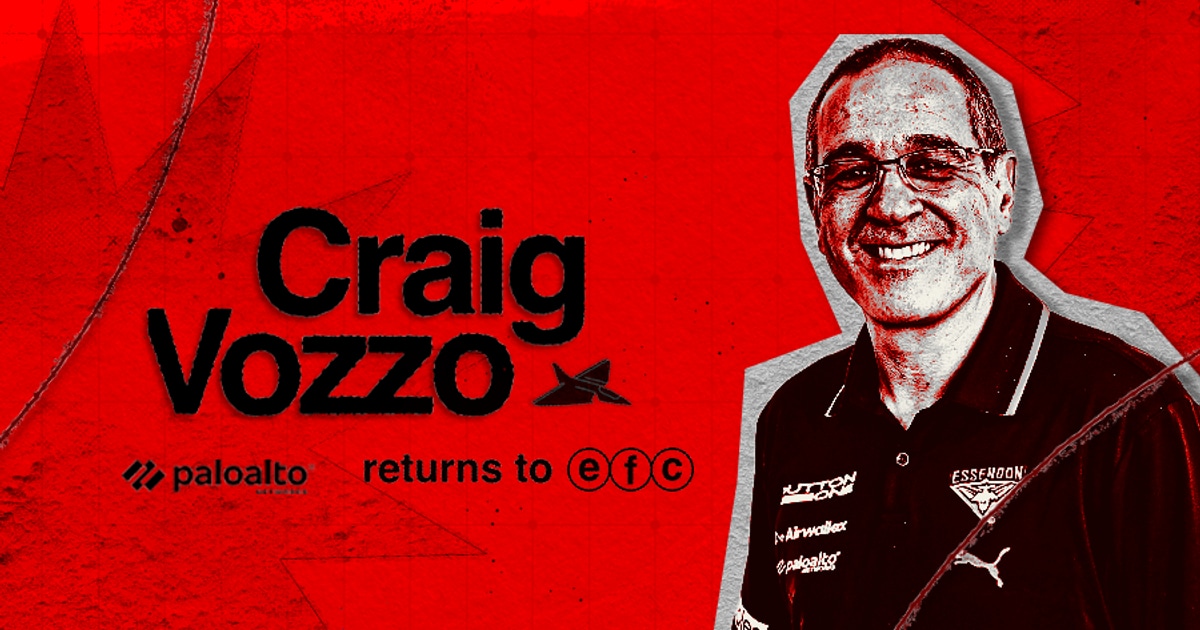 Craig Vozzo appointed General Manager of Football Operations