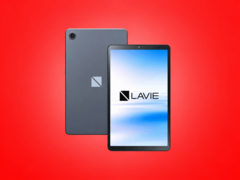 The Lavie Tab T8 2026 tablet shown from the front and rear.