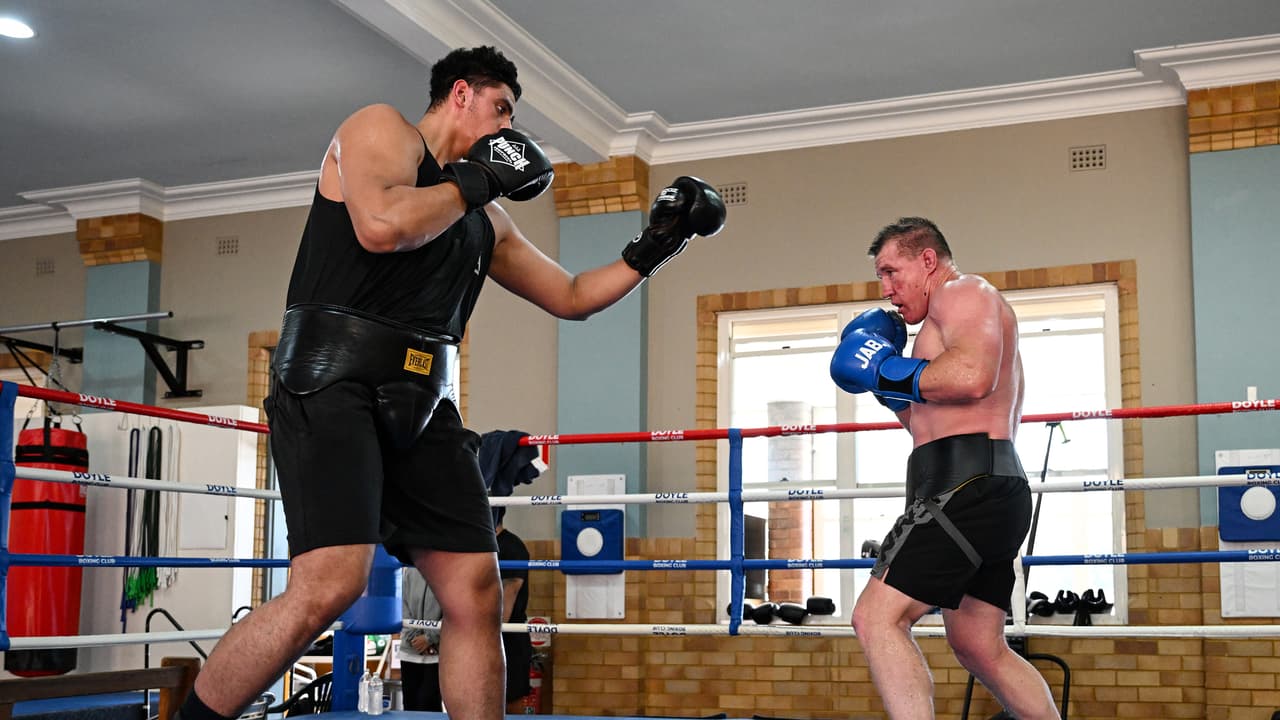 spars 208cm giant ahead of Asofa-Solomona fight