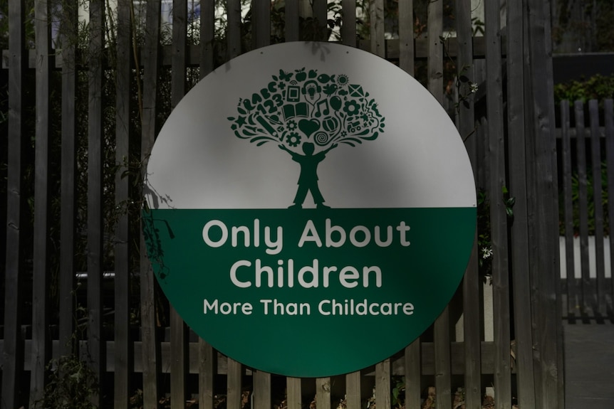 An exterior sign says 'Only About Children - More Than Childcare'.
