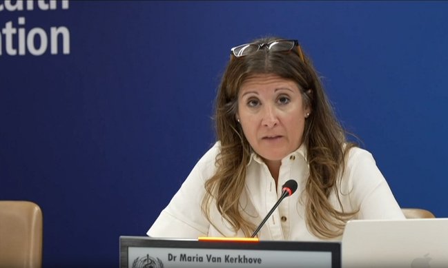 WHO Pandemic Management Director Dr Maria Van Kerkhove.