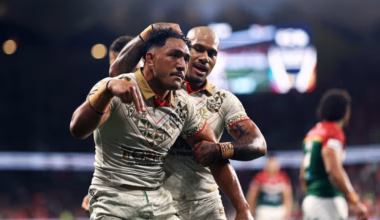 NRL 2026: Tonga beat Lebanon in beautiful World Cup scenes