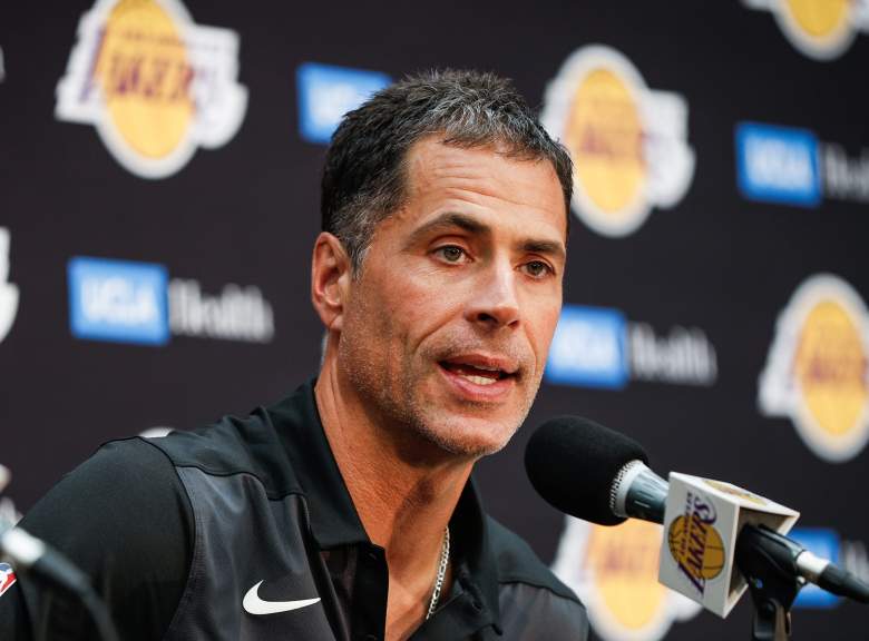 Earvin "Magic" Johnson & Rob Pelinka Los Angeles Lakers Media Availability