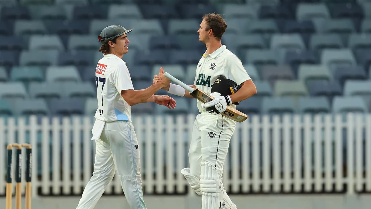 Western Australia held on for a dramatic draw against New South Wales.