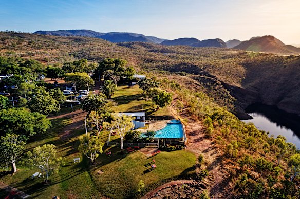 You can camp at Discovery Resorts – Lake Argyle from $70 a night.