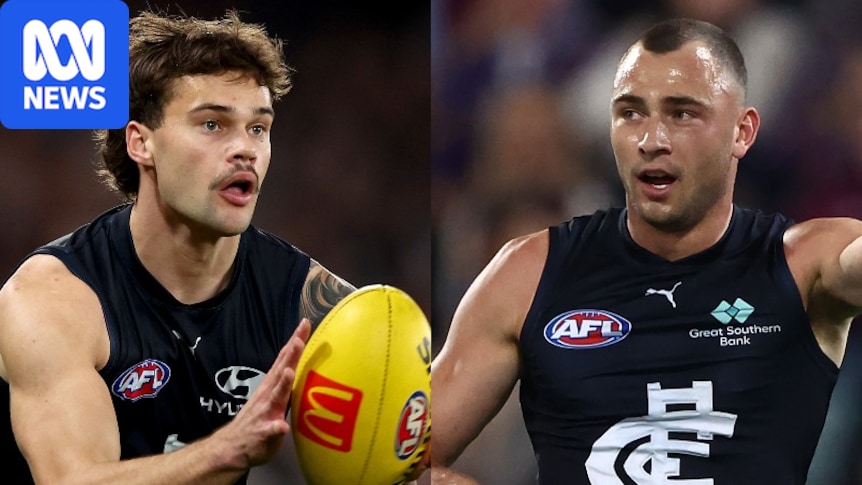 Two Carlton AFL players hospitalised in Melbourne