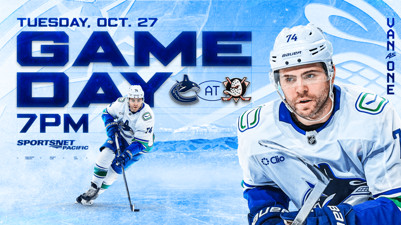 Game Notes: Canucks at Ducks