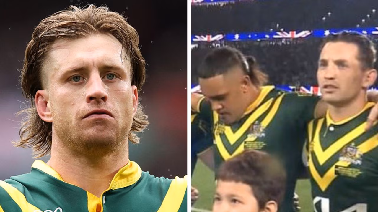 Cameron Munster has hit out at the national anthem furore. Image: Getty/Channel 7