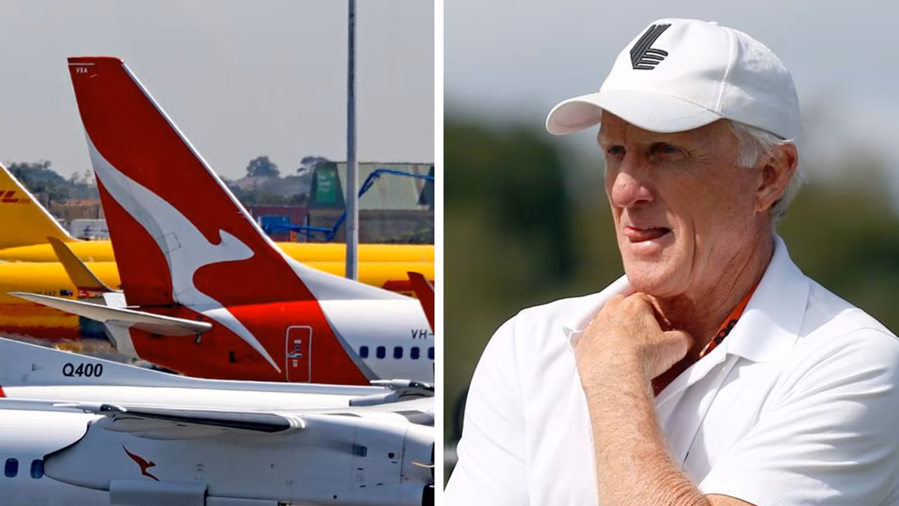 ‘Profit before customer care’: Greg Norman’s savage swipe at Qantas