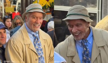 Dwayne 'The Rock' Johnson unrecognisable on streets of Brooklyn as he dons old man makeup for role in new film Lizard Music