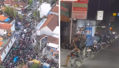 ‘Run out’: Wild scenes emerging out of Bali