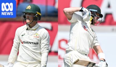 Test cricket quick hits: Maddinson makes historic duck as Australia's batters flounder