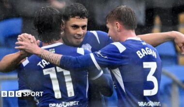 Cardiff City 1-0 Birmingham City: Salech scores to end Blues' unbeaten run