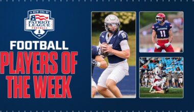 Patriot League Football Players of the Week Announced (10.26.26)