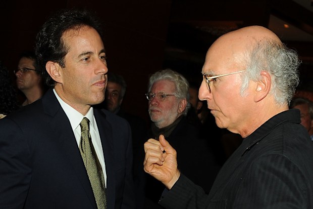 Jerry Seinfeld and actor Larry David co-created the hit sitcom Seinfeld in the 1980s.