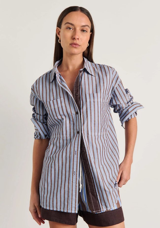 Winoma Stripe Shirt, $140