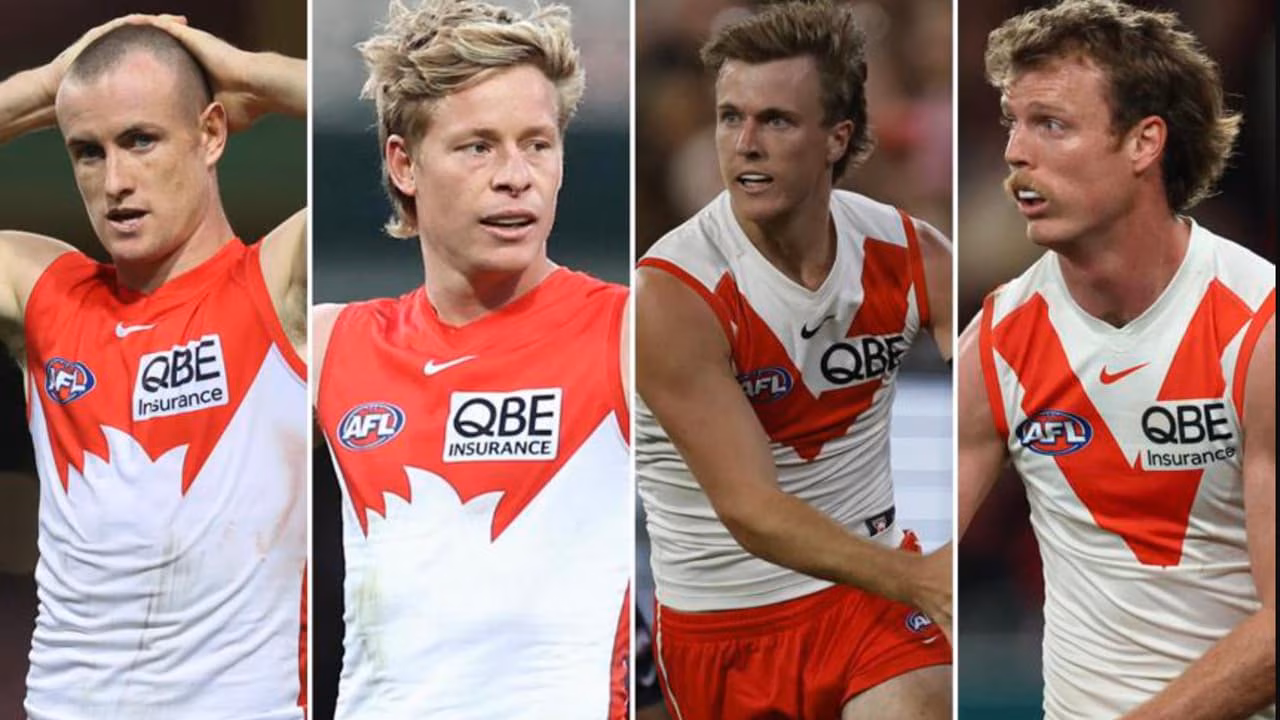 Sydney Swans players Chad Warner, Isaac Heeney, James Jordon and Nick Blakey have been questioned by police over an alleged sexual assault inside a hotel room at the Pullman East Melbourne on August 17.