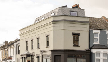 Fieldwork turns dilapidated building into mansard-roof-topped home