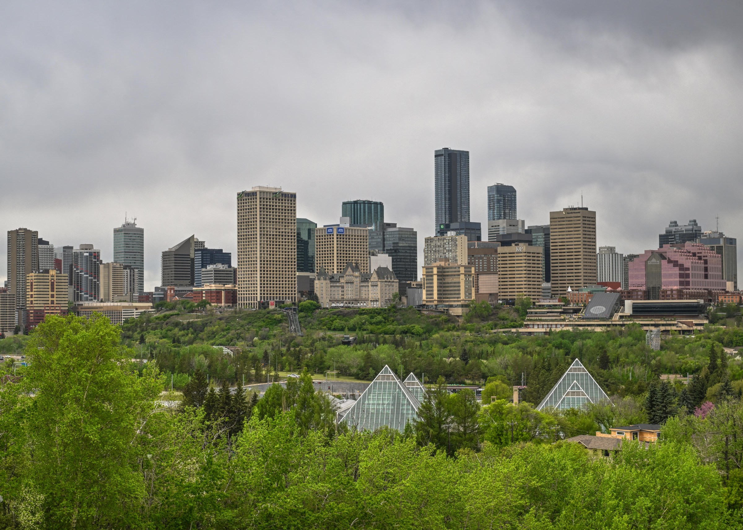 No pics of these guys, so here’s a cloudy Edmonton.