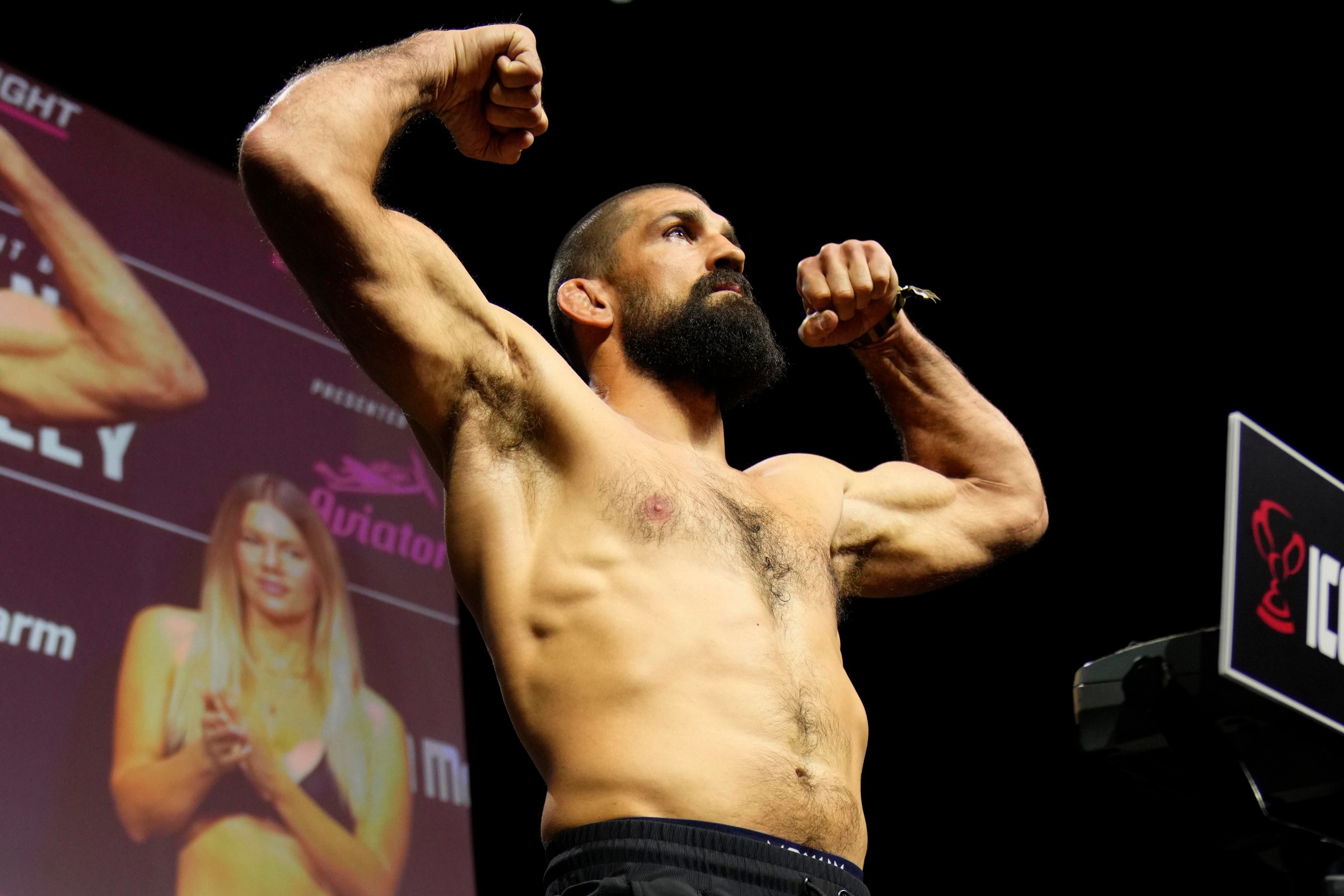 Utah’s Court McGee opens up the show at UFC 332.