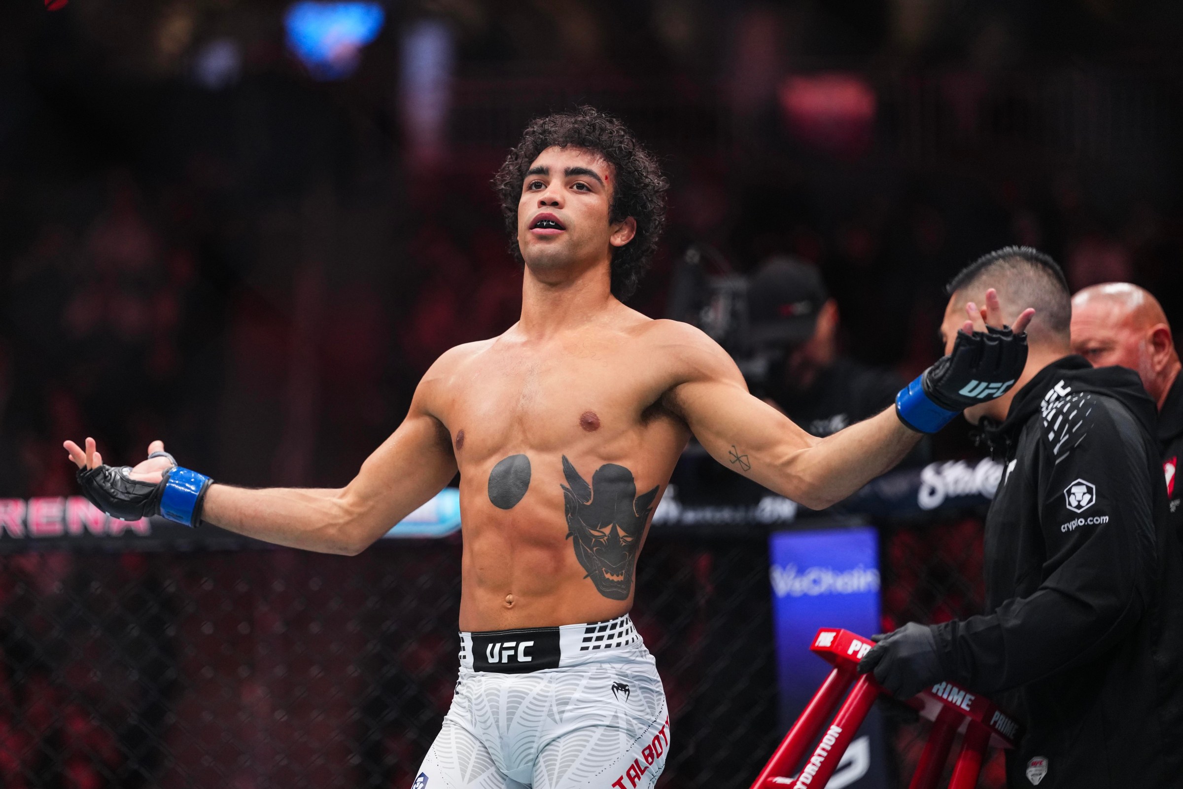 Payton Talbott gets another ‘unc’ at UFC 332.