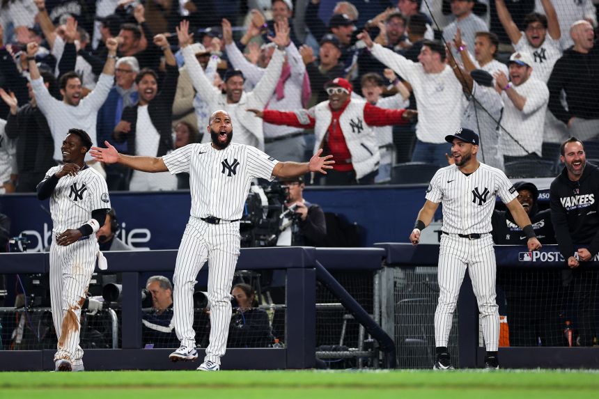 The Yankees will now face the Rays in the American League Division Series.