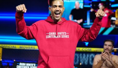 Sal Everett still working as Dana White’s runner, after earning contract on Contender Series