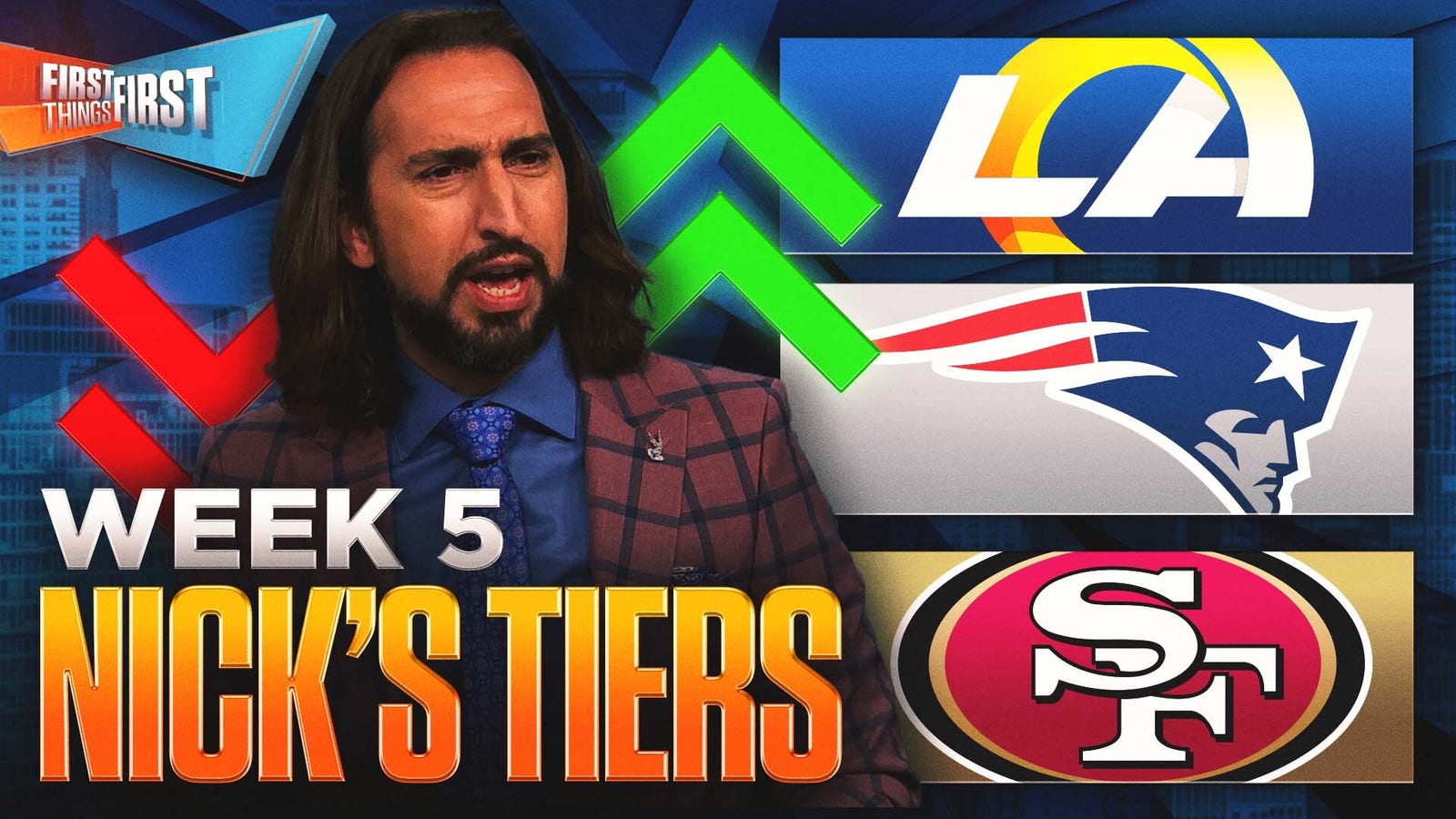 Rams ‘should be better’, 49ers vs Seahawks, Texans facing elimination on Nick’s Week 5 Tiers | FTF