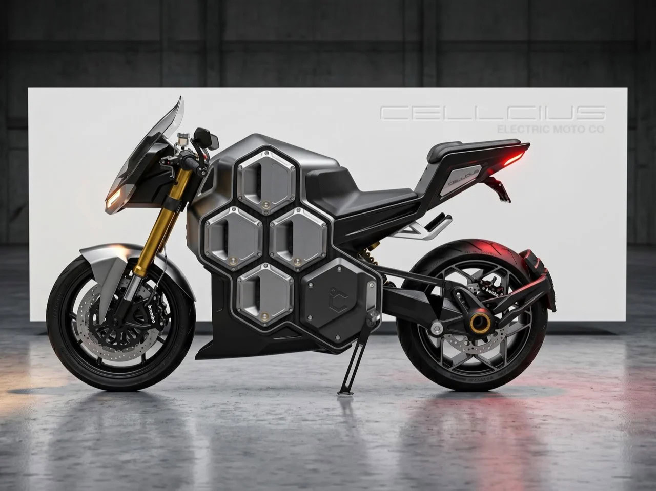 Hexagonal Battery Superbike: Brisbane's Cellcius C-01
