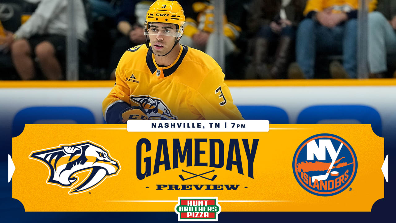 GAME DAY: Islanders vs. Preds, October 27