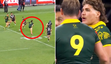 Calls for rule change after Reece Walsh pinged for illegal act at Rugby League World Cup