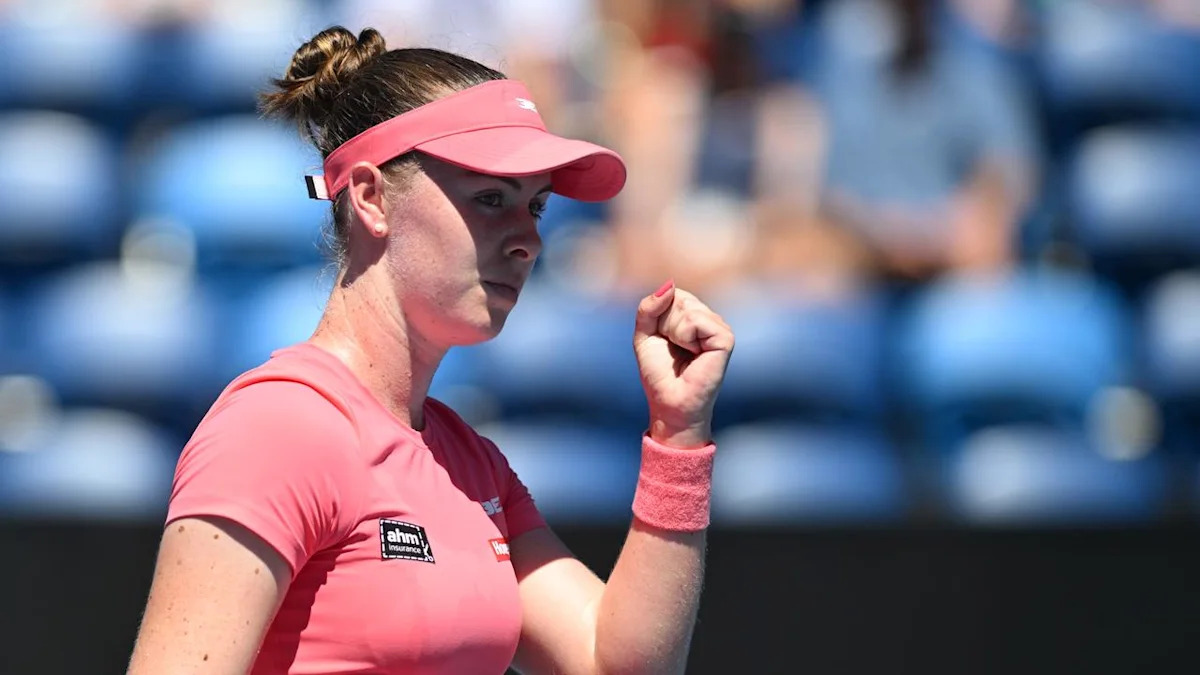 Joint is rocking as Aussie sends sixth seed sprawling