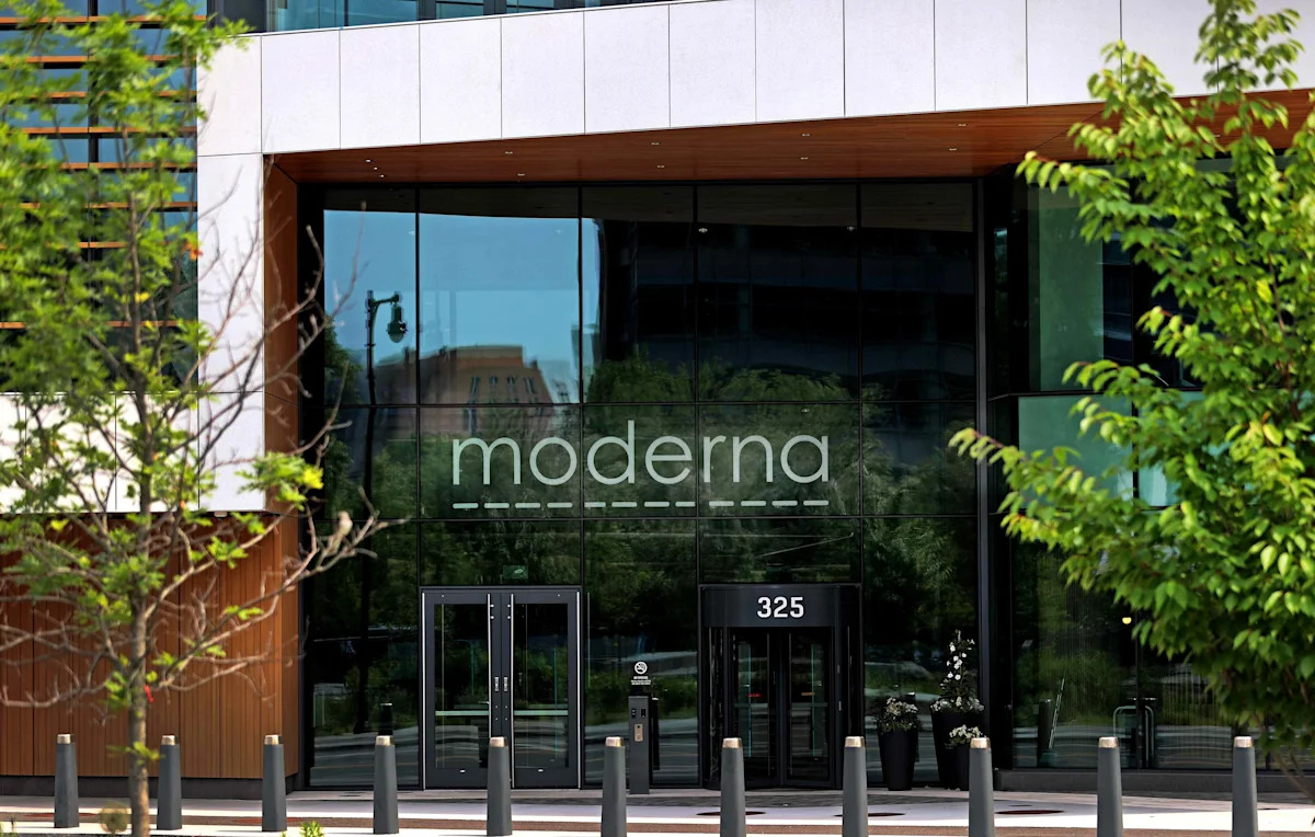 Moderna, Eli Lilly Lead Healthcare Stocks Higher on a Down Day for Markets