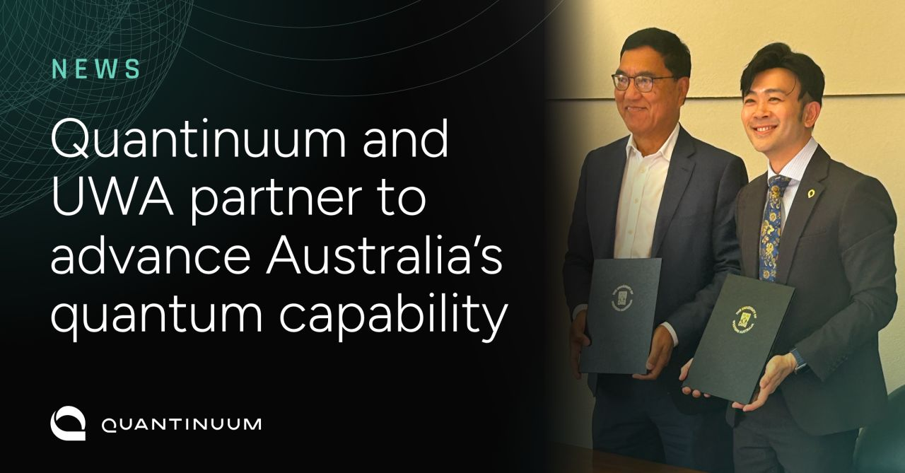 Quantinuum and The University of Western Australia Partner to Advance Australia’s Hybrid Quantum-AI-HPC Ecosystem