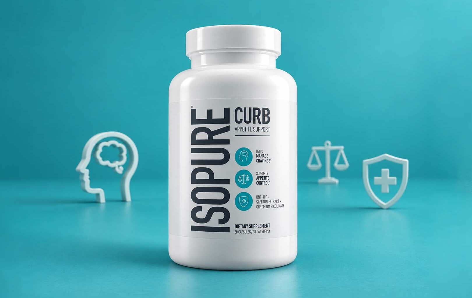 Isopure Curb brings DNF-10 and saffron to appetite support