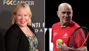 julie-plec-andre-agassi-getty