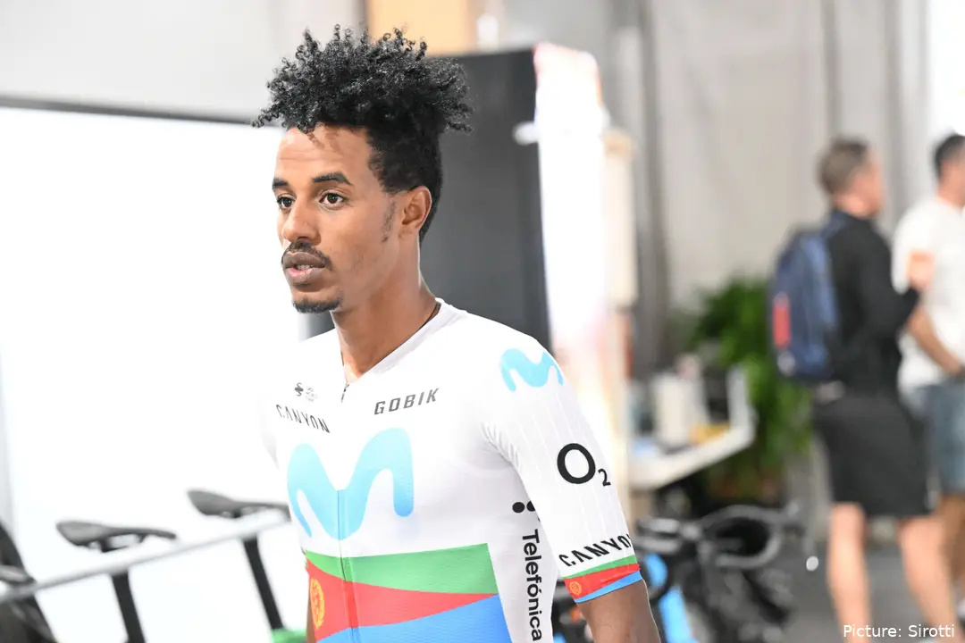 Movistar managed to renew with Natnael Tesfatsion despite the interest of Visma