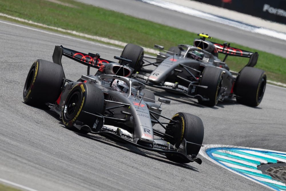 Nico Hulkenberg, Audi F1 Team, Gabriel Bortoleto, Audi F1 Team